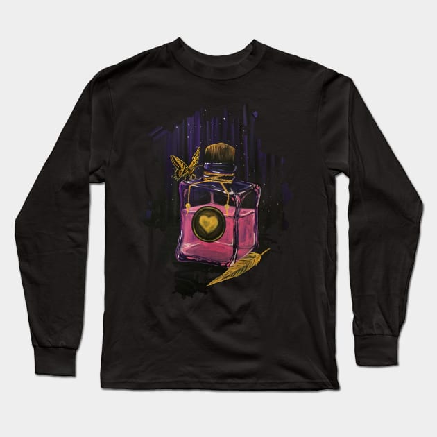 Love Potion Long Sleeve T-Shirt by adamzworld